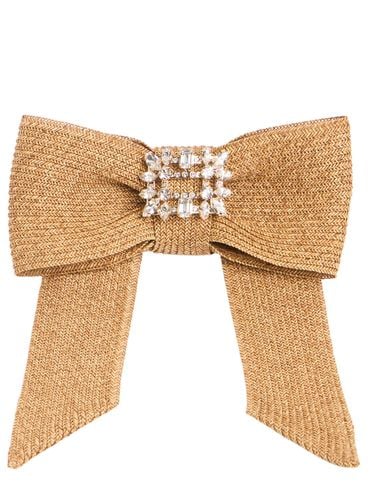 Rv Broche Bow Hair Clip - ROGER VIVIER - Modalova