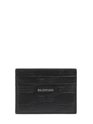 Bb Monogram Embossed Card Holder - BALENCIAGA - Modalova