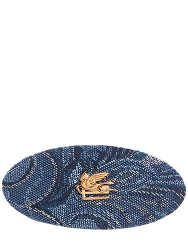 Fiore Denim Hair Clip - ETRO - Modalova