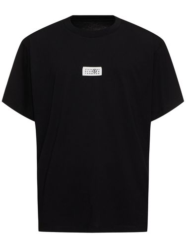 Logo Cotton Jersey T-shirt - MM6 MAISON MARGIELA - Modalova