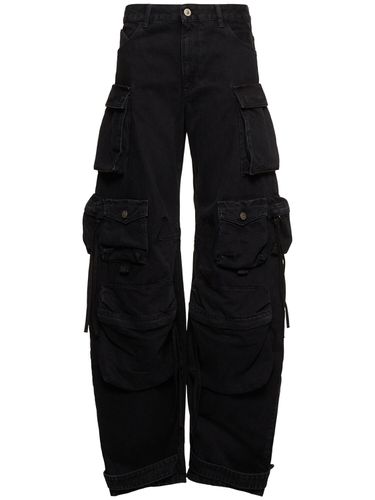 Fern Low Rise Wide Denim Cargo Jeans - THE ATTICO - Modalova