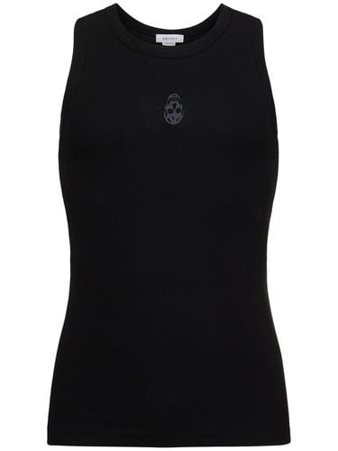 Logo Detail Jersey Tank Top - ALEXANDER MCQUEEN - Modalova