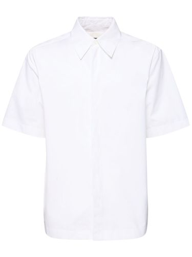 Boxy Fit Short Sleeve Cotton Shirt - JIL SANDER - Modalova