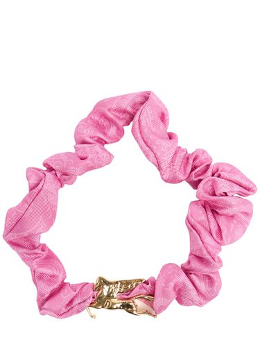 Thin Silk Hair Scrunchie - ETRO - Modalova