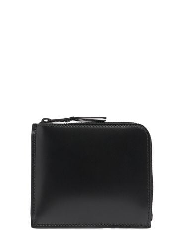 Very Black Leather Wallet - COMME DES GARÇONS WALLET - Modalova