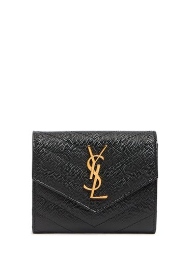 Cassandre Matelassé Leather Wallet - SAINT LAURENT - Modalova