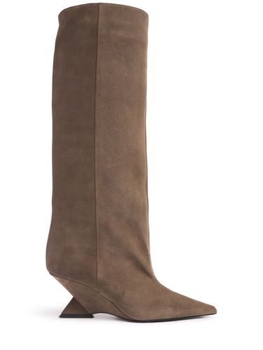 Mm Cheope Tube Suede Boots - THE ATTICO - Modalova