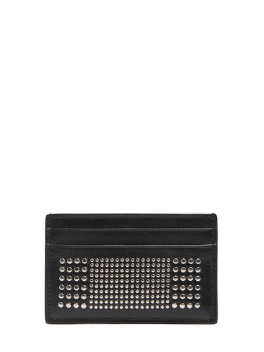 New Anil Leather Card Holder - ALEXANDER MCQUEEN - Modalova