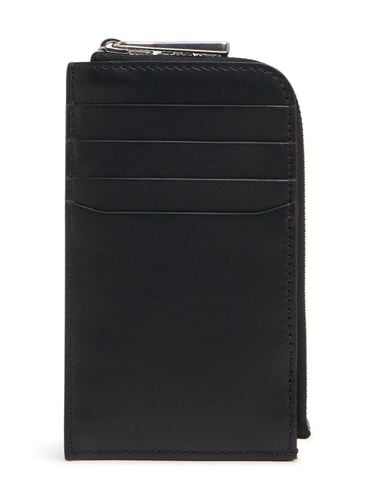 Flat Leather Card Holder - MONCLER - Modalova