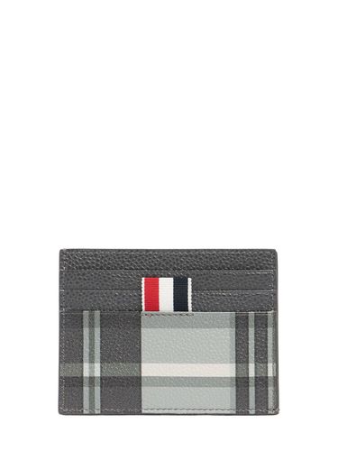 Porta Carte Di Credito In Pelle - THOM BROWNE - Modalova