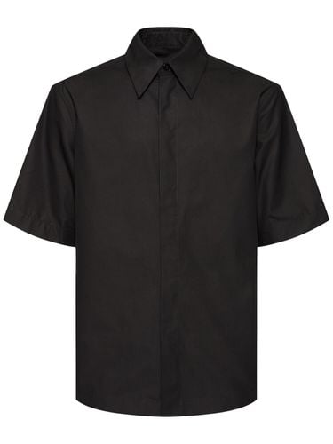 Boxy Fit Short Sleeve Cotton Shirt - JIL SANDER - Modalova