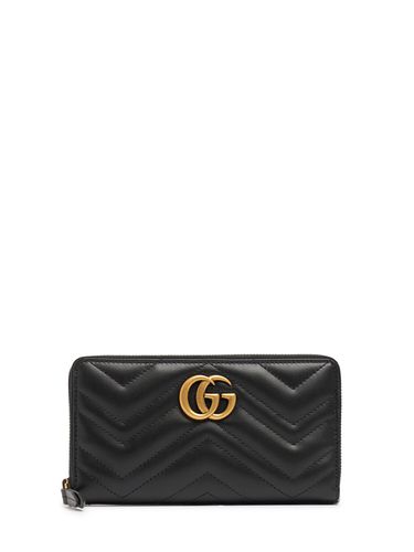 Gg Marmont Quilted Leather Wallet - GUCCI - Modalova