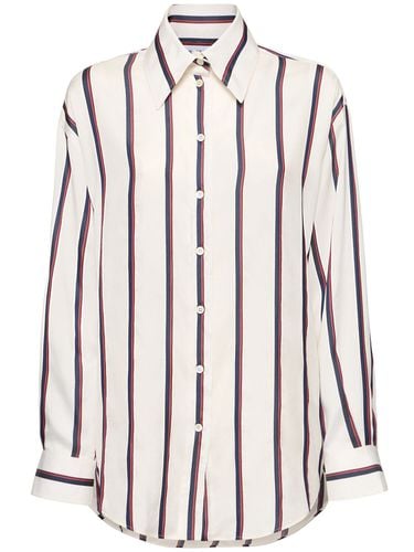 Striped Silk Shirt - ALEXANDER MCQUEEN - Modalova