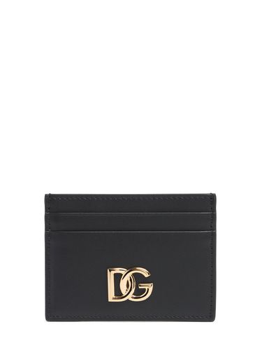 Dg Smooth Leather Card Holder - DOLCE & GABBANA - Modalova