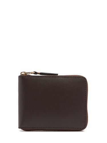 Leather Zip Wallet - COMME DES GARÇONS WALLET - Modalova