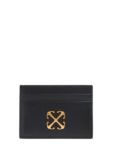 Jitney Leather Card Case - OFF-WHITE - Modalova