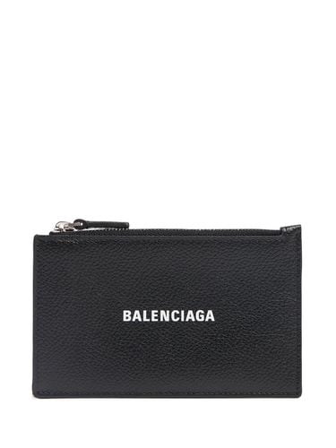 Billetera De Piel Con Logo - BALENCIAGA - Modalova