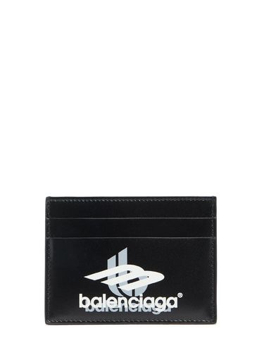 Porta Carte Di Credito In Pelle - BALENCIAGA - Modalova