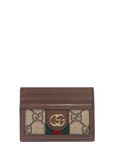 Ophidia Gg Supreme Card Holder - GUCCI - Modalova