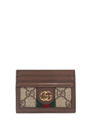 Porta Carte Di Credito Ophidia Gg Supreme - GUCCI - Modalova