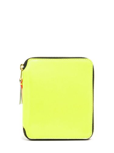 Super Fluo Leather Wallet - COMME DES GARÇONS WALLET - Modalova