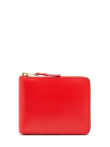 Cartera De Piel Con Cremallera - COMME DES GARÇONS WALLET - Modalova