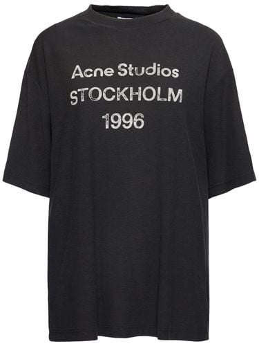 Camiseta De Algodón - ACNE STUDIOS - Modalova