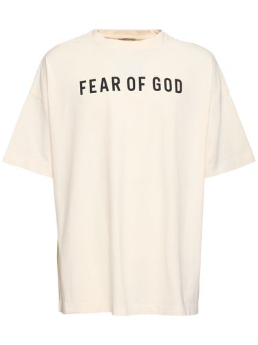 Camiseta De Algodón - FEAR OF GOD - Modalova