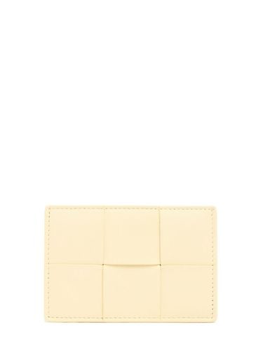 Cassette Leather Credit Card Case - BOTTEGA VENETA - Modalova