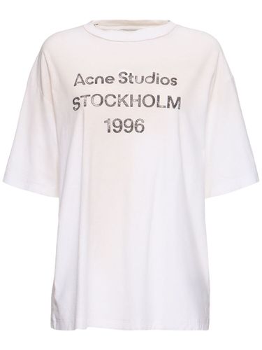 Exford U 1996 Cotton Blend T-shirt - ACNE STUDIOS - Modalova