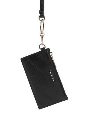 Porta Carte Di Credito In Pelle Bb Monogram - BALENCIAGA - Modalova