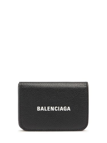 Porta Carte Di Credito In Pelle Con Logo - BALENCIAGA - Modalova