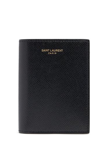 Saint Laurent Leather Card Wallet - SAINT LAURENT - Modalova