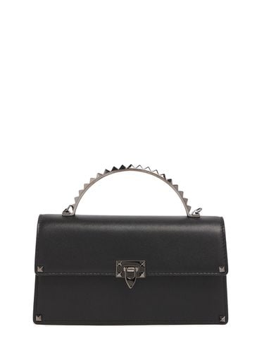 Mini Rockstud Leather Top Handle Bag - VALENTINO GARAVANI - Modalova