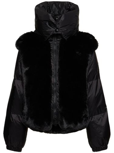 La Reine Ski Down Jacket W/ Faux Fur - GOLDBERGH - Modalova