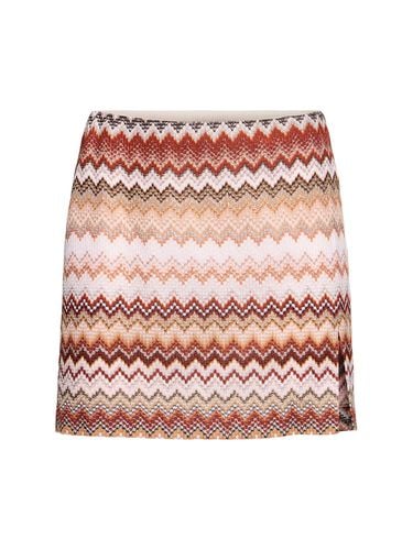 Chevron Lurex Mini Skirt - MISSONI - Modalova