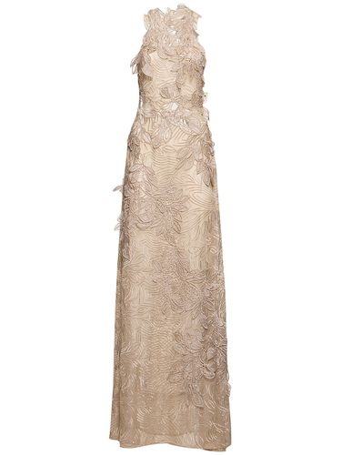 Sleeveless Lace Long Dress - ALBERTA FERRETTI - Modalova