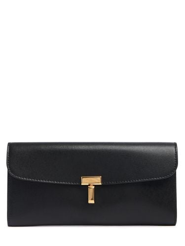 T-lock Palmellata Leather Wallet - TOTEME - Modalova