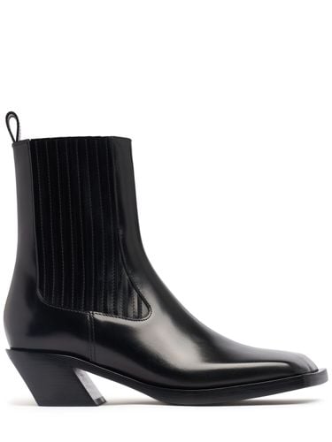 Mm Chiara Brushed Leather Boots - AMINA MUADDI - Modalova