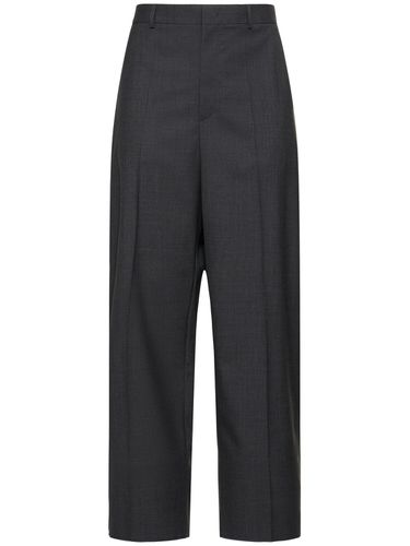 Superfine Wool Straight Pants - VALENTINO - Modalova