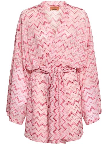 Chevron Tulle Mini Dress - MISSONI - Modalova