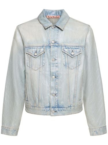 Rye Holo Mermaid Coated Denim Jacket - ACNE STUDIOS - Modalova