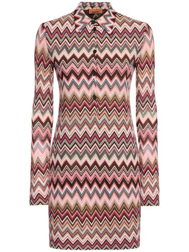 Vestito Corto In Chevron - MISSONI - Modalova