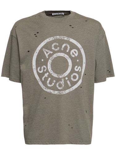 Camiseta De Algodón - ACNE STUDIOS - Modalova