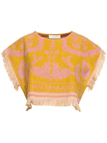 Wylie French Terry Crop Top - ZIMMERMANN - Modalova