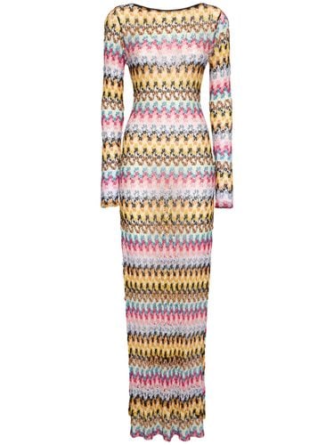 Lace Open Knit Long Dress - MISSONI - Modalova