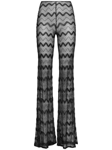 Chevron Flared Pants - MISSONI - Modalova