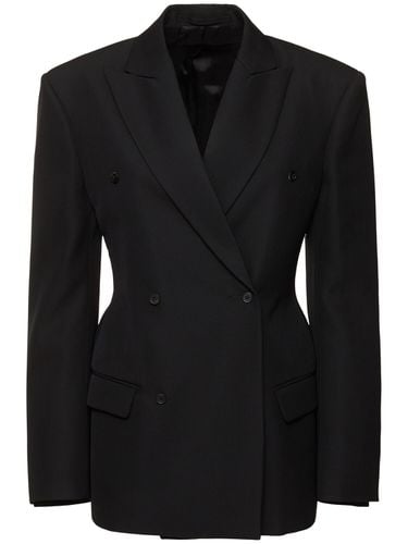 Double Breast Grain De Poudre Blazer - CARVEN - Modalova