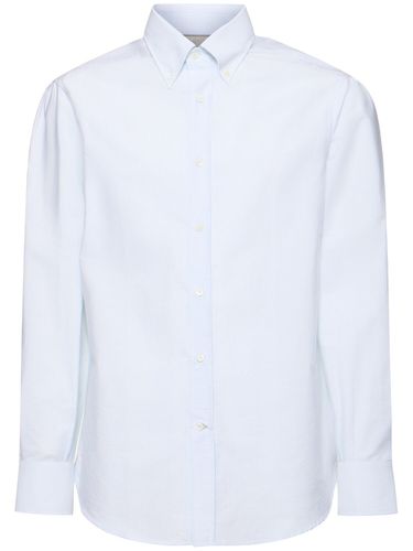 Striped Cotton Button Down Shirt - BRUNELLO CUCINELLI - Modalova