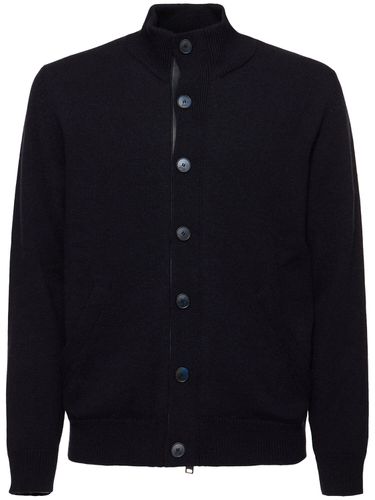 Cardigan In Cashmere Con Zip - BRIONI - Modalova